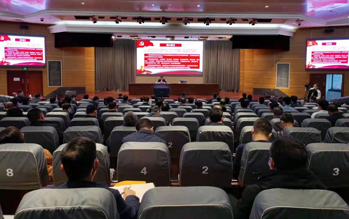 张新科书记到南京医科大学、连云港市宣讲党的十九届六中全会精神